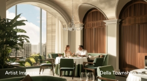 Gourmet Dining Bar counter view of Della Racecourse Township