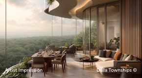 Dining area of Della Racecourse Township