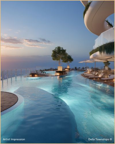 Infinity Edge Swimming Pool | Racecourse Township, Raipur