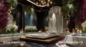 wellness Dining room view of Della Racecourse Township