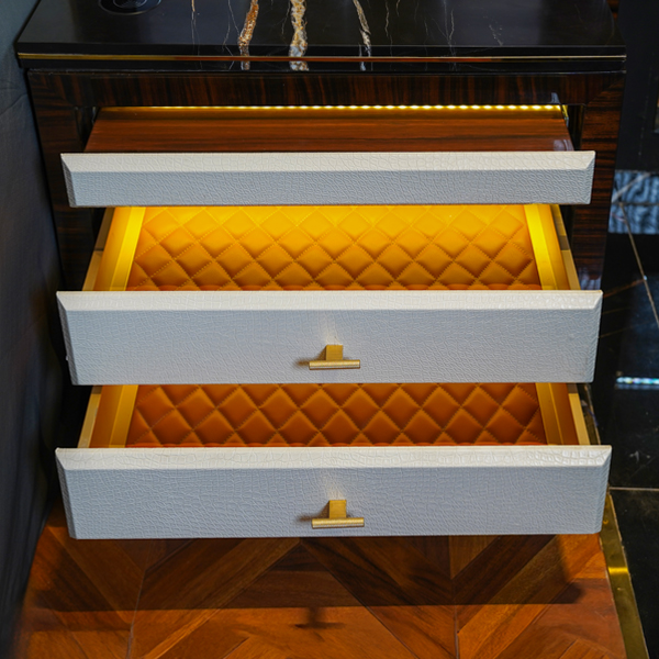 Della Luxury Home Furniture Bedrooms & Wardrobes Abeesh Collection Bedside Tables