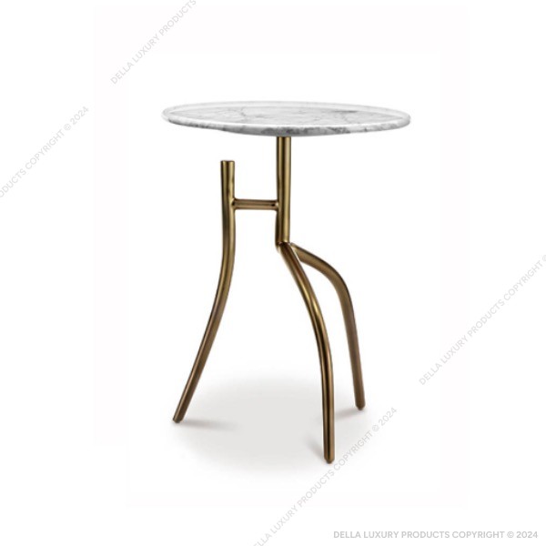 Della Luxury Home Furniture Metal Collection Metal Side Table 37 HOME53697