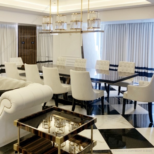 Abeesh Twelve-Seater Dining Table
