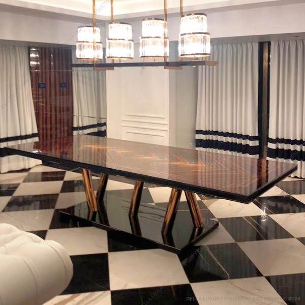 Abeesh Twelve-Seater Dining Table