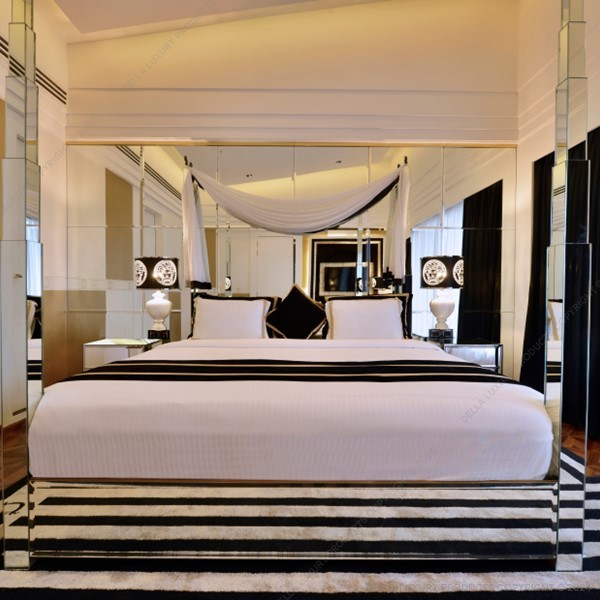 Della Luxury Home Furniture Mirror Collection Mirror Bed Product Image HOME52563