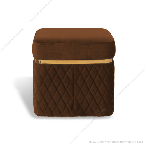 Della Home Furniture Luxury Pouf Collection Pouf 2