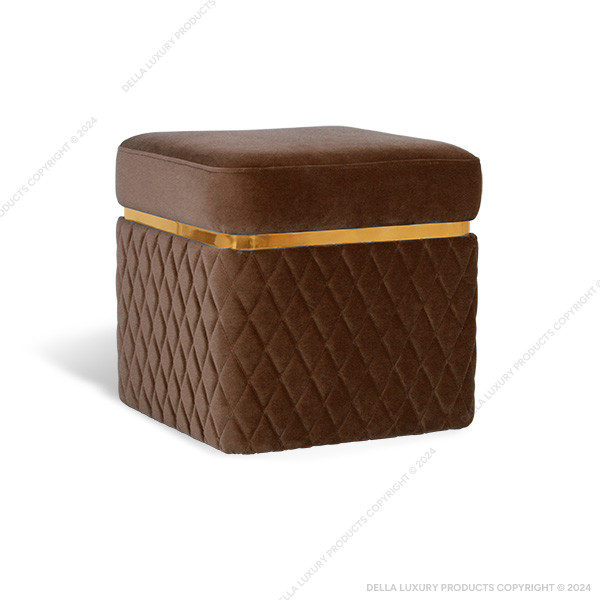 Della Home Furniture Luxury Pouf Collection Pouf 2