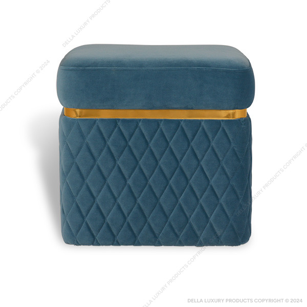 Della Home Furniture Luxury Pouf Collection Pouf 3