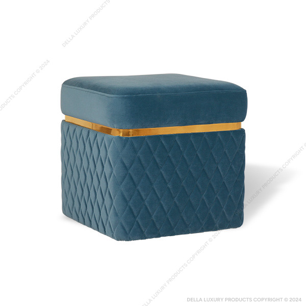Della Home Furniture Luxury Pouf Collection Pouf 3