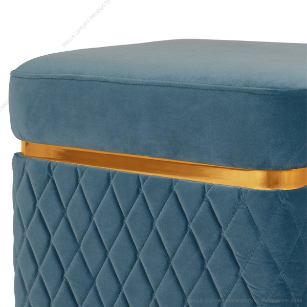 Della Home Furniture Luxury Pouf Collection Pouf 3