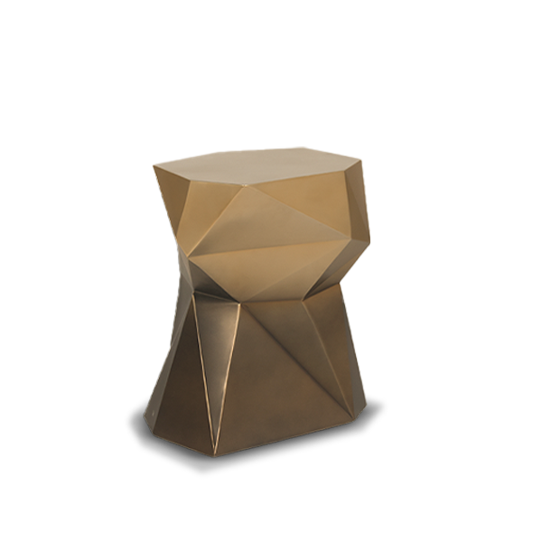 Aekhtan metal side table 53694 | Della Luxury Home Furniture