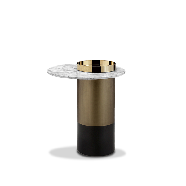  Aekhtan metal side table 53694 | Della Luxury Home Furniture
