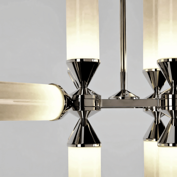 Bennet Milky Glass Chandelier