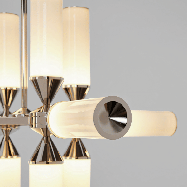 Bennet Milky Glass Chandelier