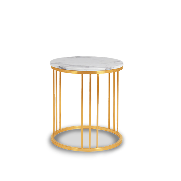 Metal side table 30. 53093 | Della Luxury Home Furniture