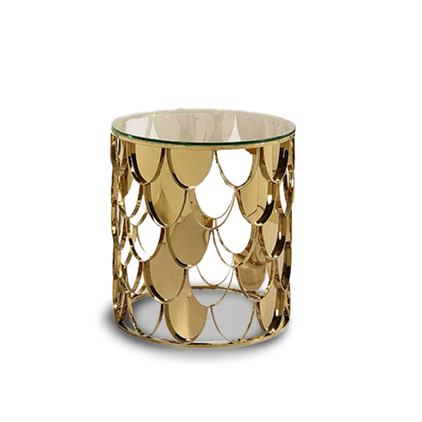 Metal side table 6. 53087 | Della Luxury Home Furniture