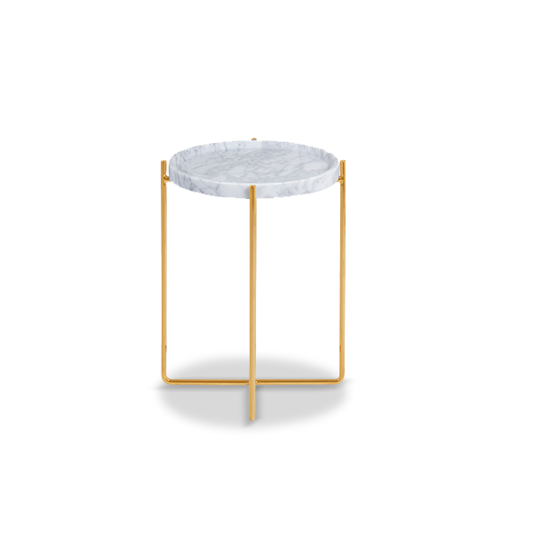 Metal side table 25. 53698 | Della Luxury Home Furniture