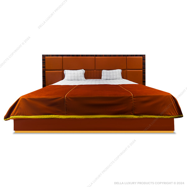 Della Luxury Home Furniture Aadaro Collection King-Size Bed HOME54382