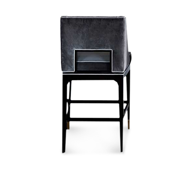 Della Luxury Home Furniture Abeesh Bar Stool HOME54156 Product Image