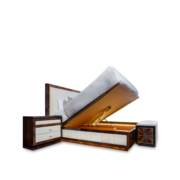 Della Luxury Home Furniture Bedrooms & Wardrobes Abeesh Collection Beds