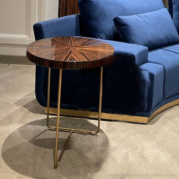 Della Home Furniture Luxury Living Room Abeesh Collection Nesting Table