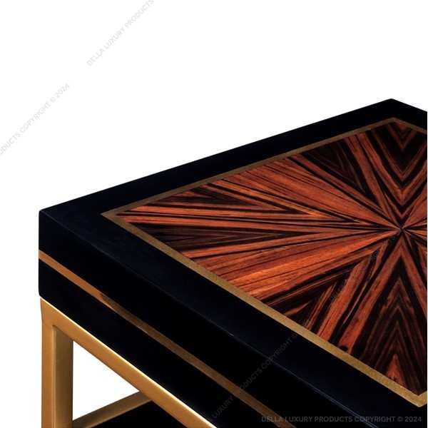 Della Home Furniture Luxury Living Room Abeesh Collection Side Table Product Gallery Image-2