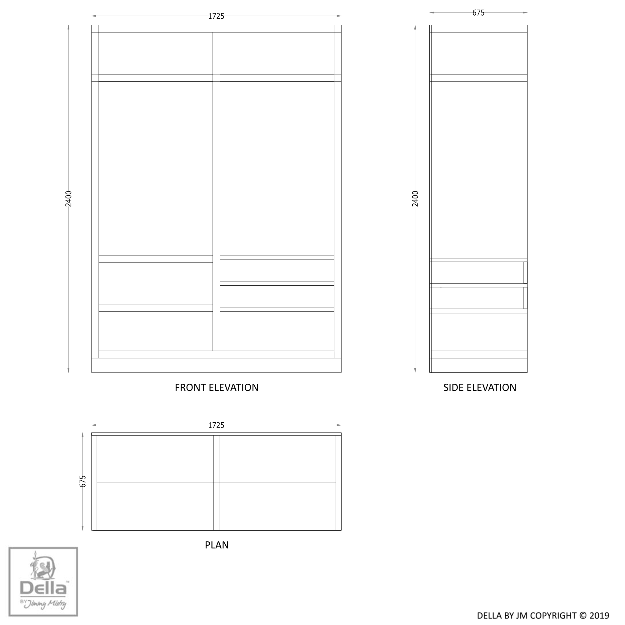 Abeesh Walk-In Wardrobe HOME52900