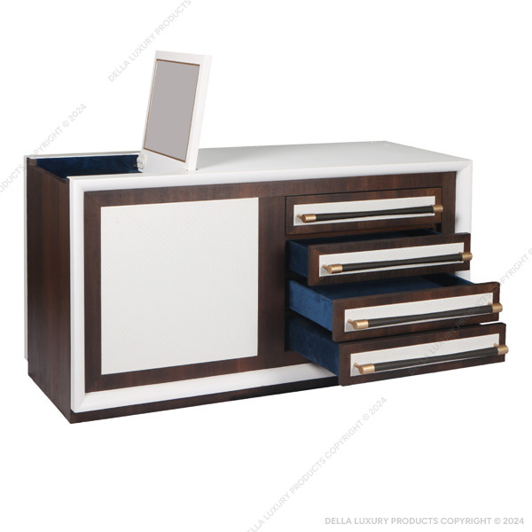 Della Home Furniture Luxury Bedroom Khawaar Collection Della Home Furniture Luxury Bedroom Khawaar Collection Wardrobe Island HOME53561 Thumbnail