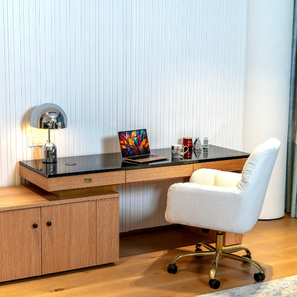 Adderley Chrome Table Lamp 30″