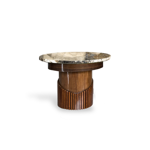 Ahurani Side Table (with backlit onyx)