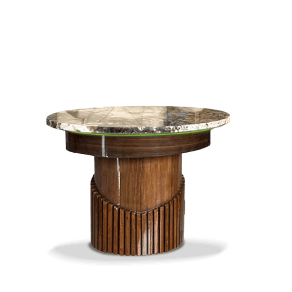Ahurani Side Table (with backlit onyx)