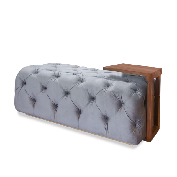 Della Luxury Home Furniture Airyaman Ottoman HOME54711 Product Image
