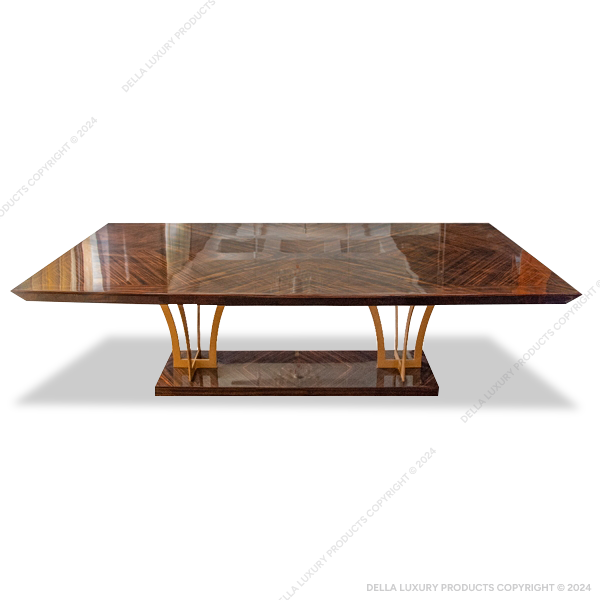 Della Home Furniture Luxury Living Dining & Bar Gira collection DIning Table four seater Product Image