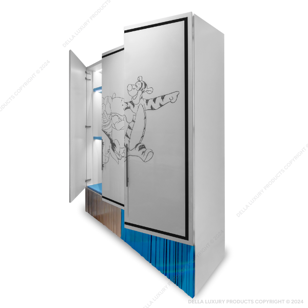 Della Kid's Room Luxury Arshama Collection Wardrobe Product Image