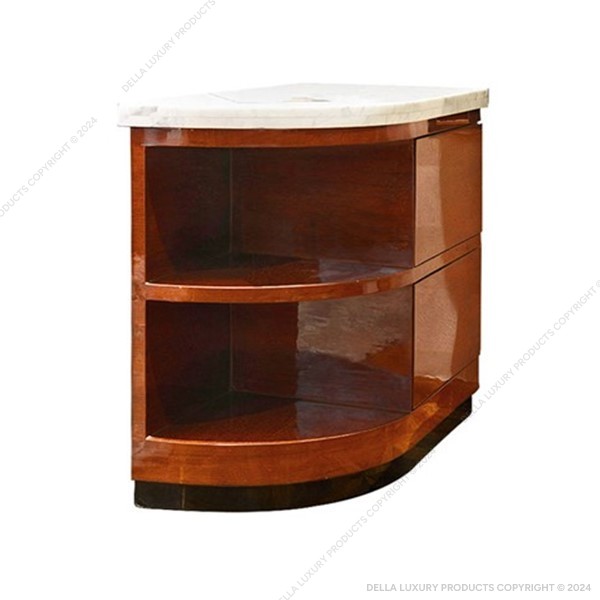 Della Home Furniture Luxury Living Room Atash Collection Side Table Left