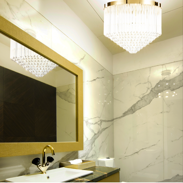 Avitrano Crystal Flush Mount