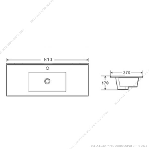 Della Bathrooms Sanitaryware Fuente Collection BATH2134
