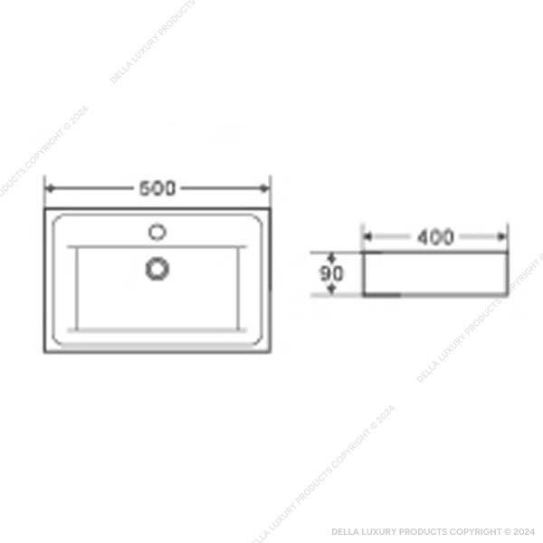 Della Bathrooms Sanitaryware Rodrigo Collection BATH2160