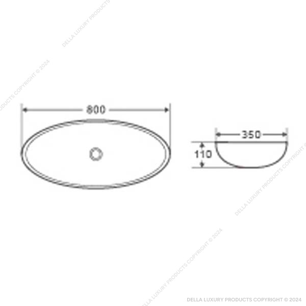Della Bathrooms Sanitaryware Boccia Collection BATH2165