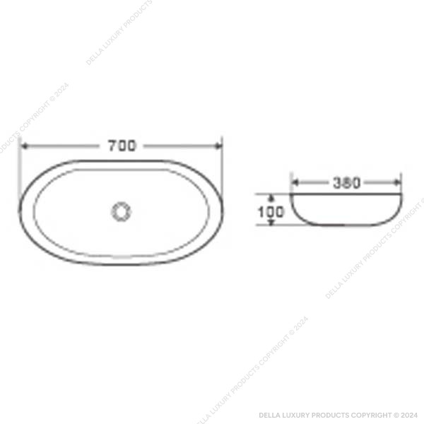 Della Bathrooms Sanitaryware Ferreo Collection BATH2174