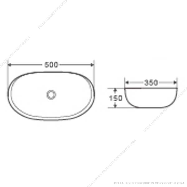 Della Bathrooms Sanitaryware Ferreo Collection BATH2175