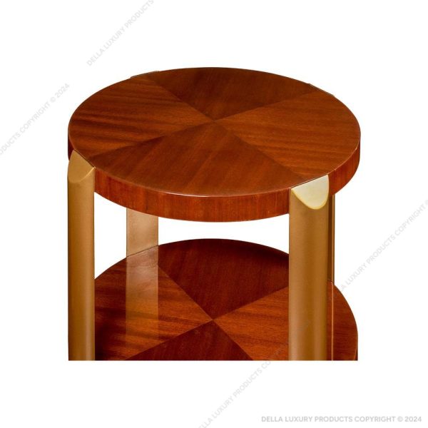 Della Home Furniture Luxury Living Room Bahman Collection Side Table M