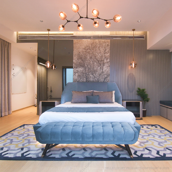 Della Bedrooms Luxury Bunesteeh Collection Ottoman Product Image