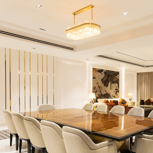 Caruso Oval Crystal Chandelier