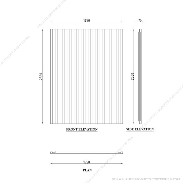 Home Furniture Luxury Bedroom Chamrosh Collection TV Panel HOME54486 Product Image