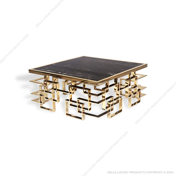 Della Luxury Home Furniture Metal Collection Metal Side Table 4 HOME53657
