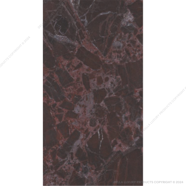 Della Tiles Marble Look Large Format Rosso Levanto Collection DELL5M2576