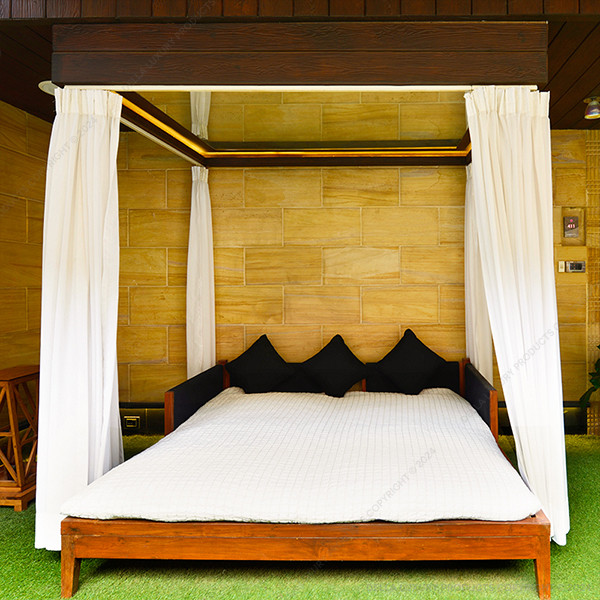 Della Outdoor Furniture Luxury Barra Collection Daybed Product Image
