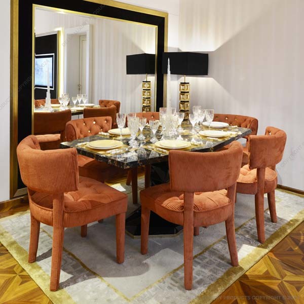 Della Home Furniture_Luxury Dining Room_Bahman Collection