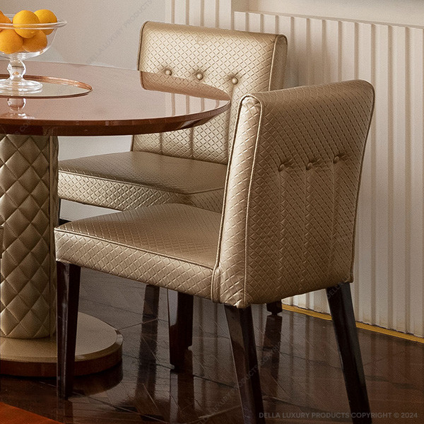 Della Luxury Furniture Nasha Collection Nasha Four Seater Dining Chair HOME53945